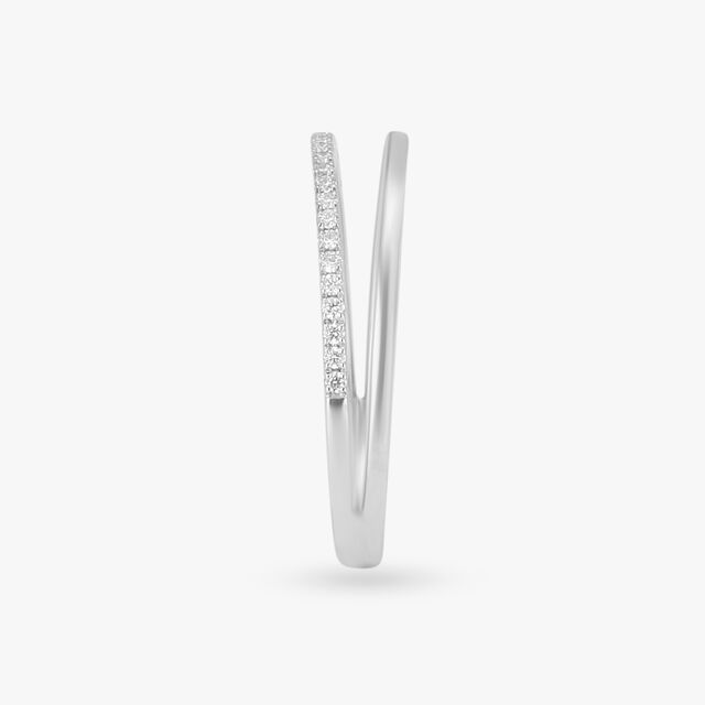Unisex Platinum Band Ring