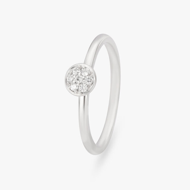 Contemporary Diamond Finger Ring