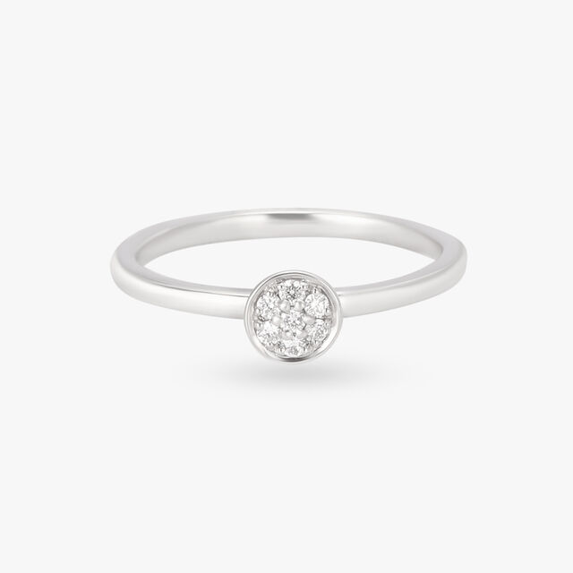 Contemporary Diamond Finger Ring