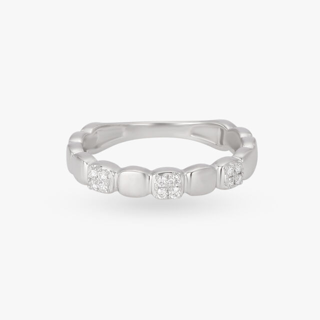 Cubic Diamond Finger Ring