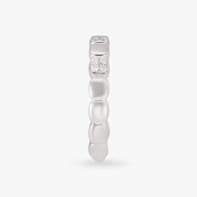 Cubic Diamond Finger Ring