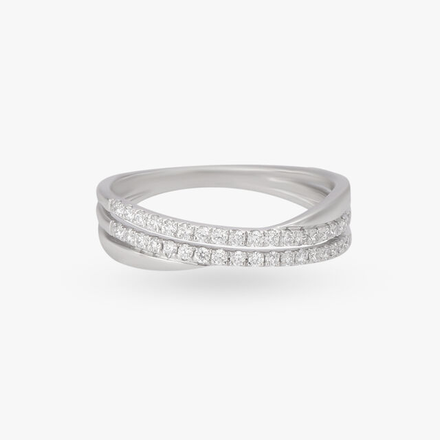 Sleek Platinum Elegance Ring