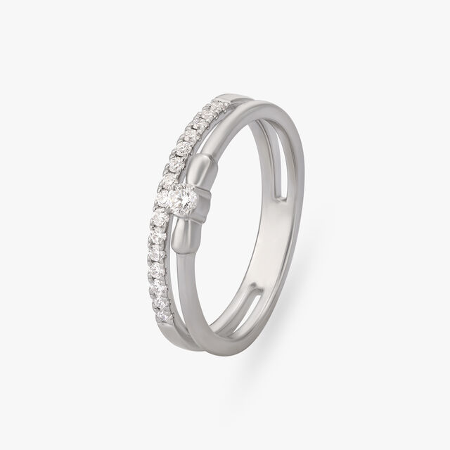 Timeless Platinum Double Band
