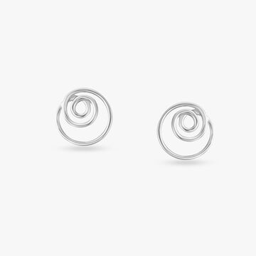 Spiral Stud Earrings