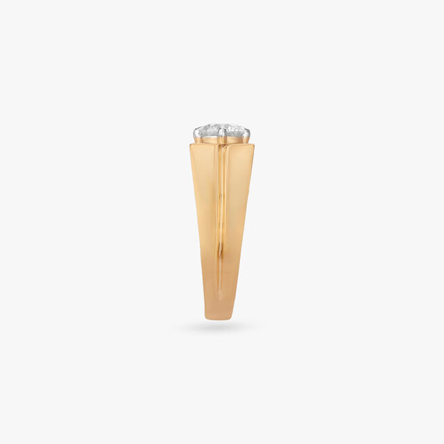 Regal Axis Solitaire Ring for Men 3