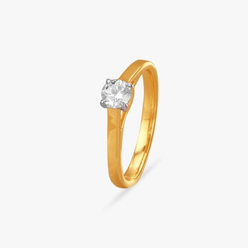 Precision Sparkle Solitaire Ring