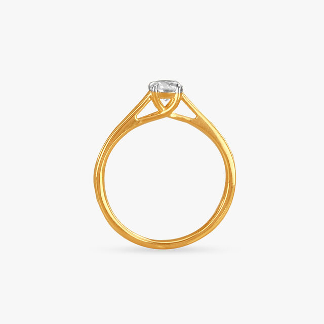 Precision Sparkle Solitaire Ring 4