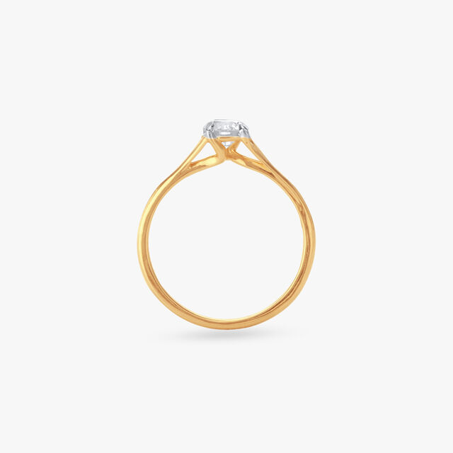 Radiant Rhythm Solitaire Ring 4