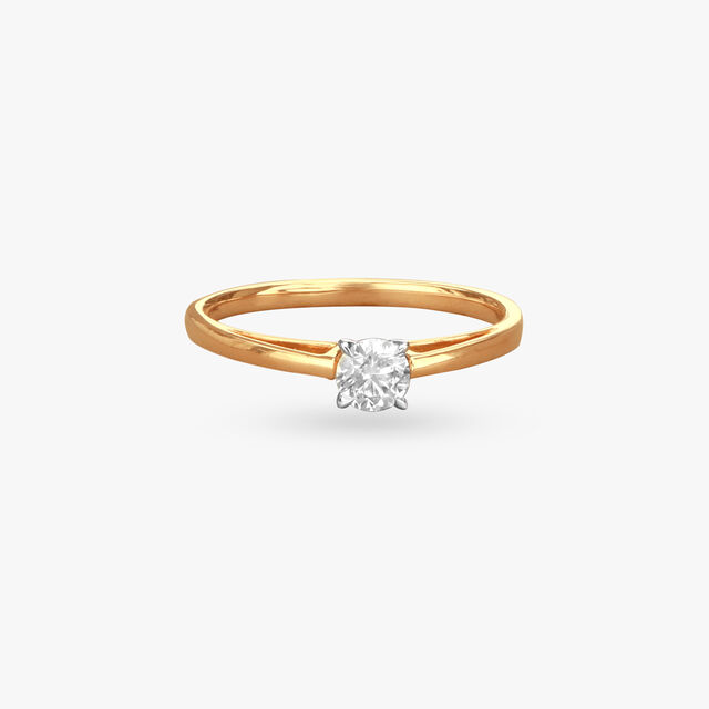 Glacial Solitaire Finger Ring 2