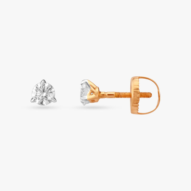 Infinite Shine Solitaire Stud Earrings 2