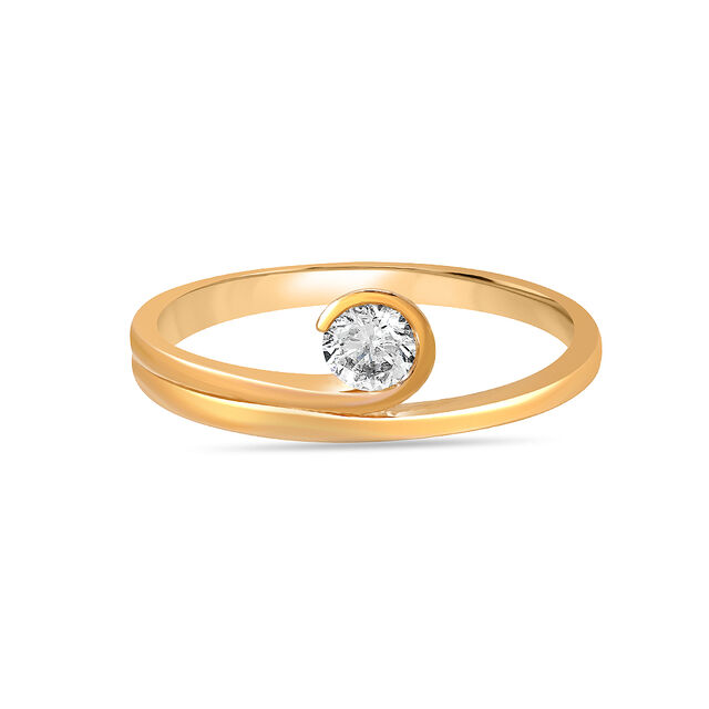 Wrapped in Love Solitaire Finger Ring 3
