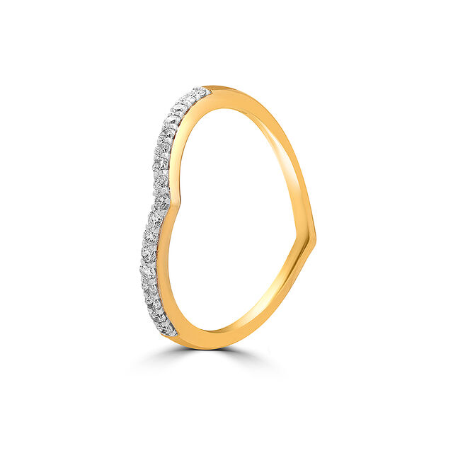 Serenity Stackable Multipurpose Solitaire Finger Ring 6
