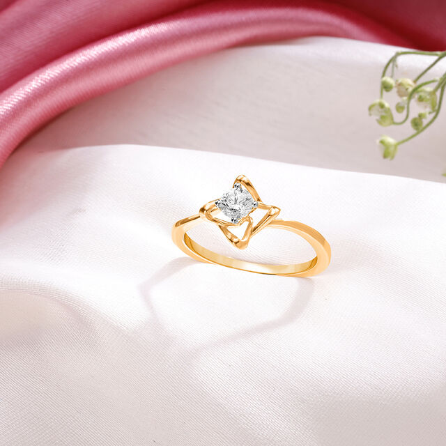 Enigmatic Allure Solitaire Ring 