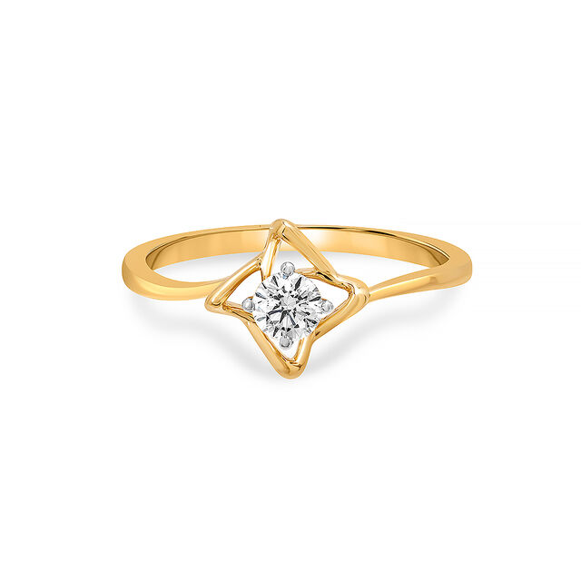 Enigmatic Allure Solitaire Ring 3
