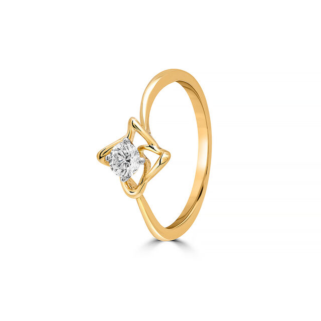 Enigmatic Allure Solitaire Ring 4