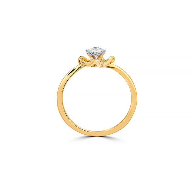 Enigmatic Allure Solitaire Ring 5
