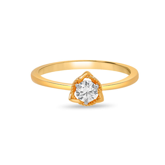 Regal Splendor Solitaire Finger Ring 3