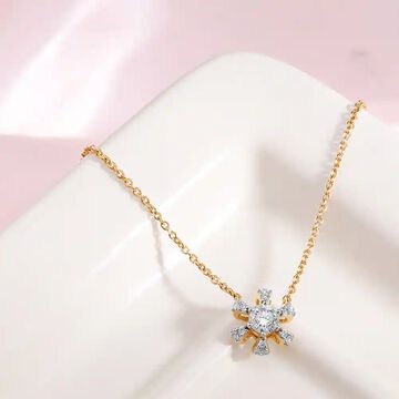 Eternal Embrace Solitaire Necklace