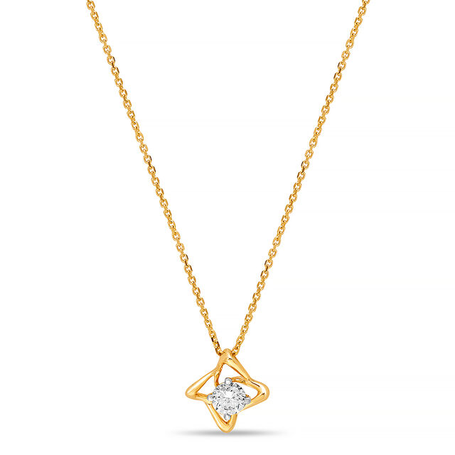 Sparkling Reflections Solitaire Necklace 3