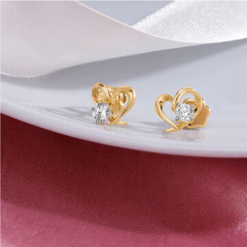 Timeless Splendor Solitaire Earring