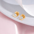 Moonlit Solitaire Earring 