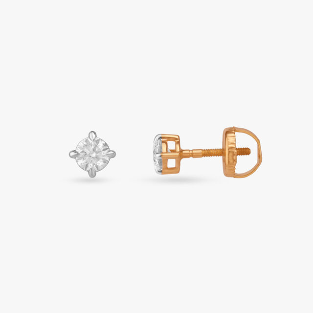 Timeless Brilliance Solitaire Stud Earrings 2