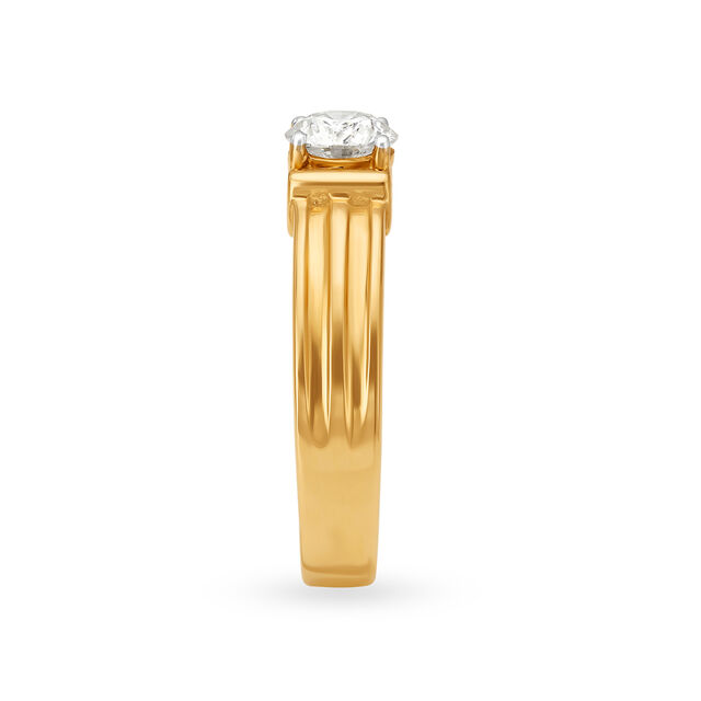 Aurora Spark Celeste Solitaire Ring for Men
