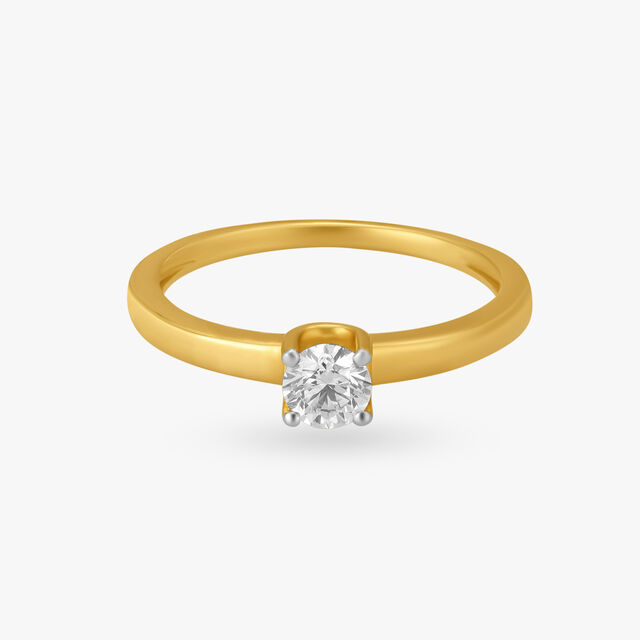 Shimmer Spell Celeste Solitaire Ring
