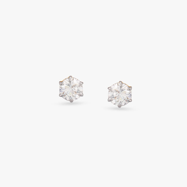 Starlight Solitaire Stud Earrings 