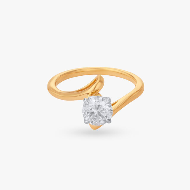 Dancing Glow Solitaire Ring 2