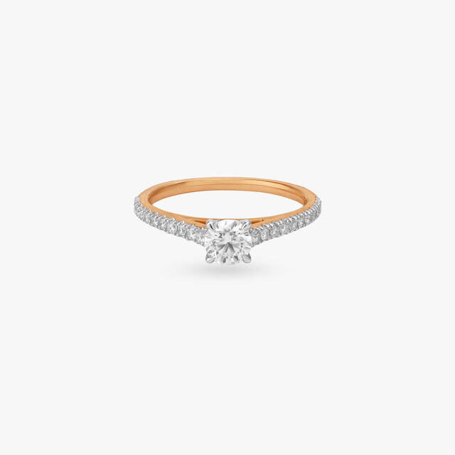 Aurora Glow Solitaire Ring 2