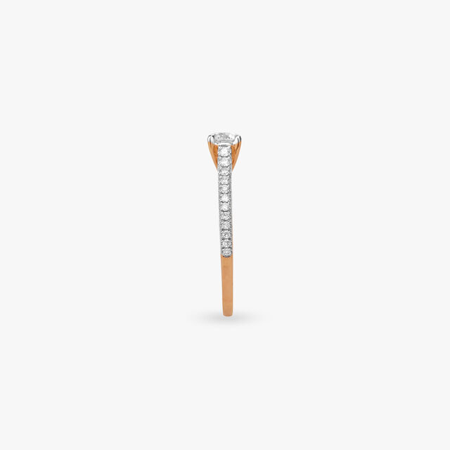 Aurora Glow Solitaire Ring 3