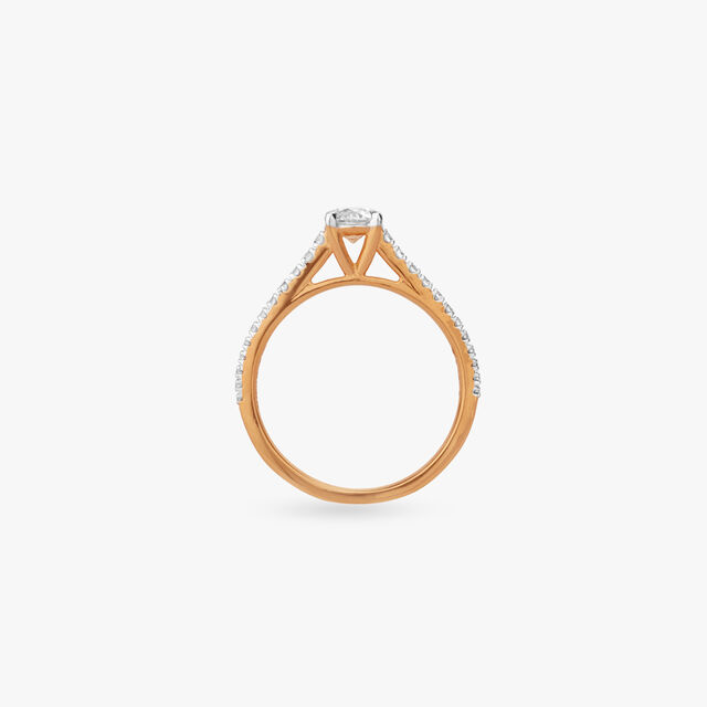 Aurora Glow Solitaire Ring 4