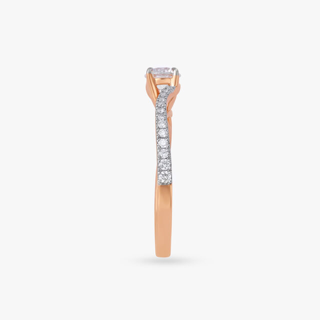 Dazzling Halo Celeste Solitaire Ring