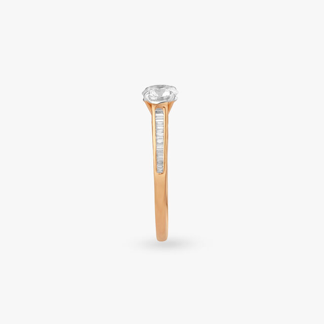 Linear Grace Solitaire Ring 3