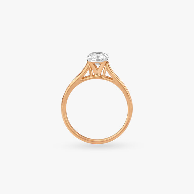 Linear Grace Solitaire Ring 4