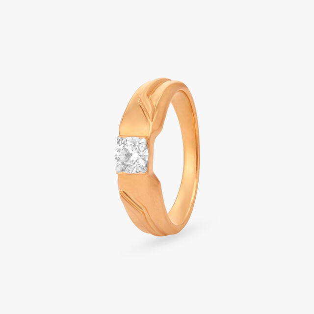 Sparkle Statement Solitaire Ring