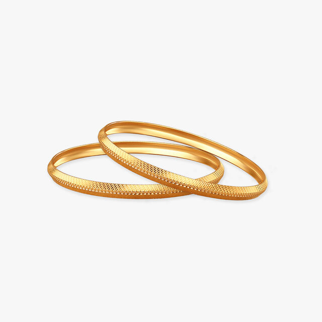 Tanishq 22 Karat Gold Bangle for Women
