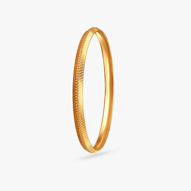 Tanishq 22 Karat Gold Bangle for Women