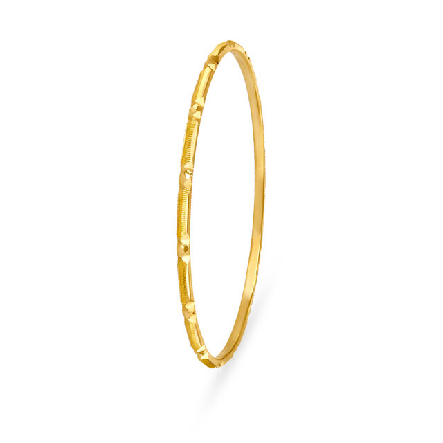Radiant Simplicity Gold Bangle 2