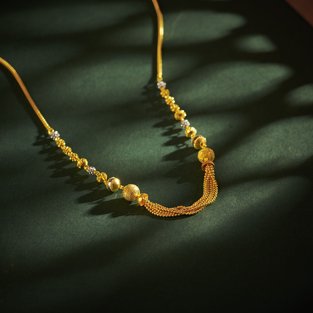 Thali chain designs in sales tanishq