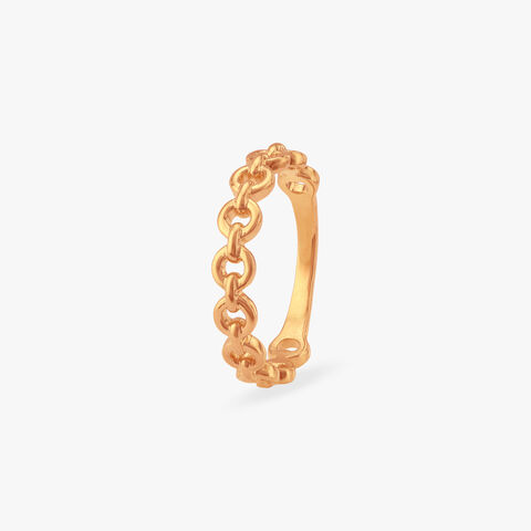 Infinity Loop Gold Ring