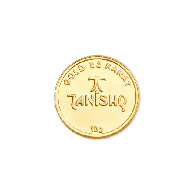 Om Motif 22 Karat 10 Gram Gold Coin,,hi-res image number null