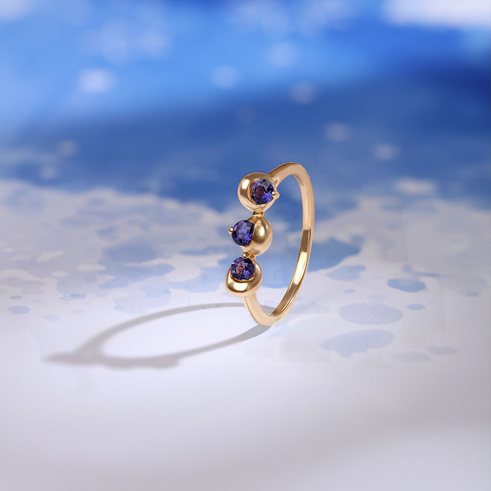 Blue sapphire discount ring tanishq