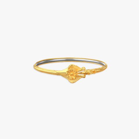 Urban Bloom Gold Bangle
