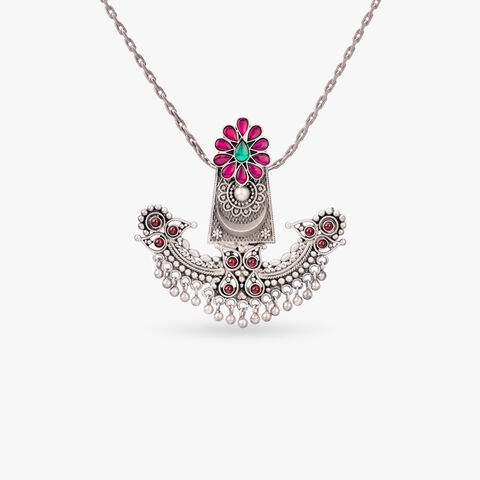 Bloom Charm Silver Pendant