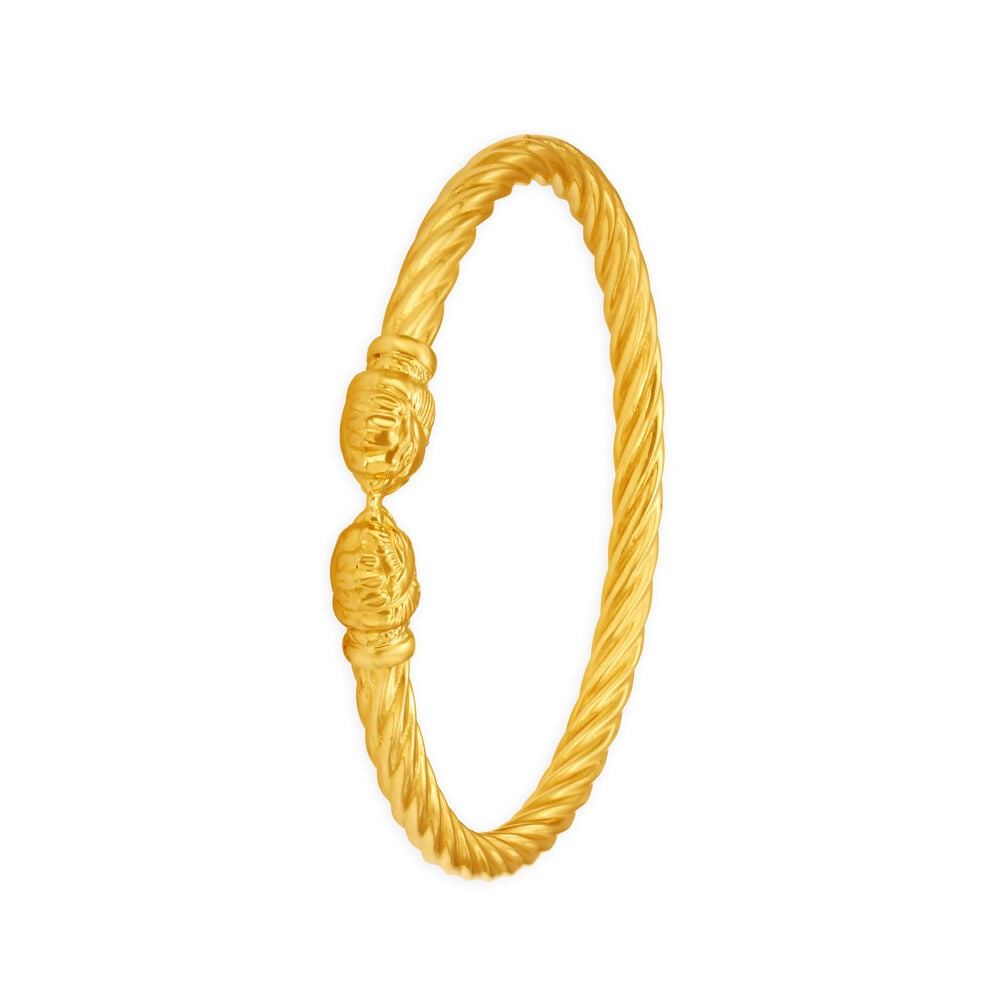 Gold kada for mens tanishq shop