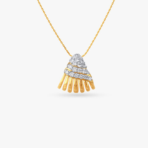 Glam Fringe Diamond Pendant