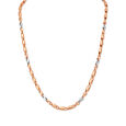 Wavy Link Dual Tone Gold Chain For Men,,hi-res image number null