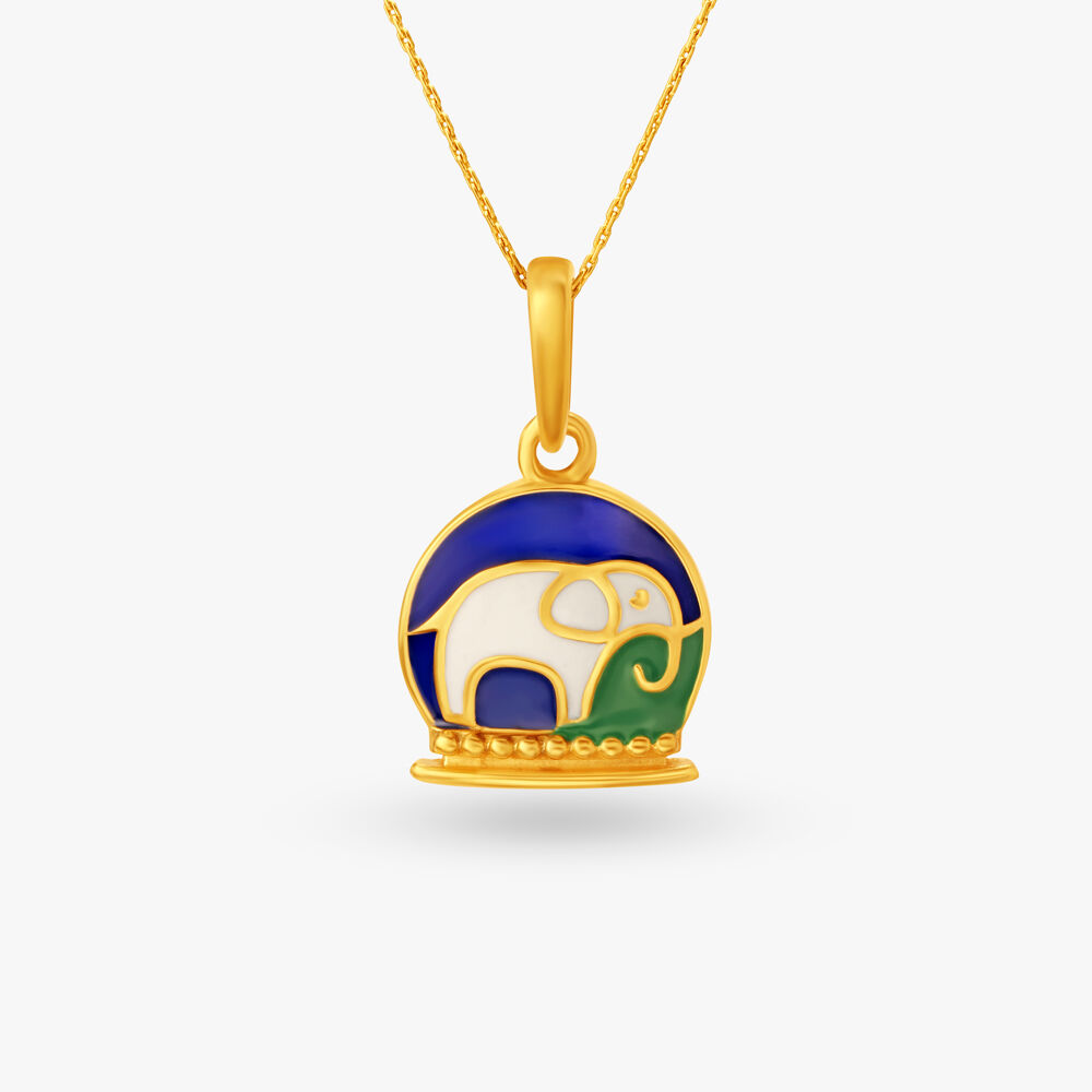 Tanishq sales elephant necklace